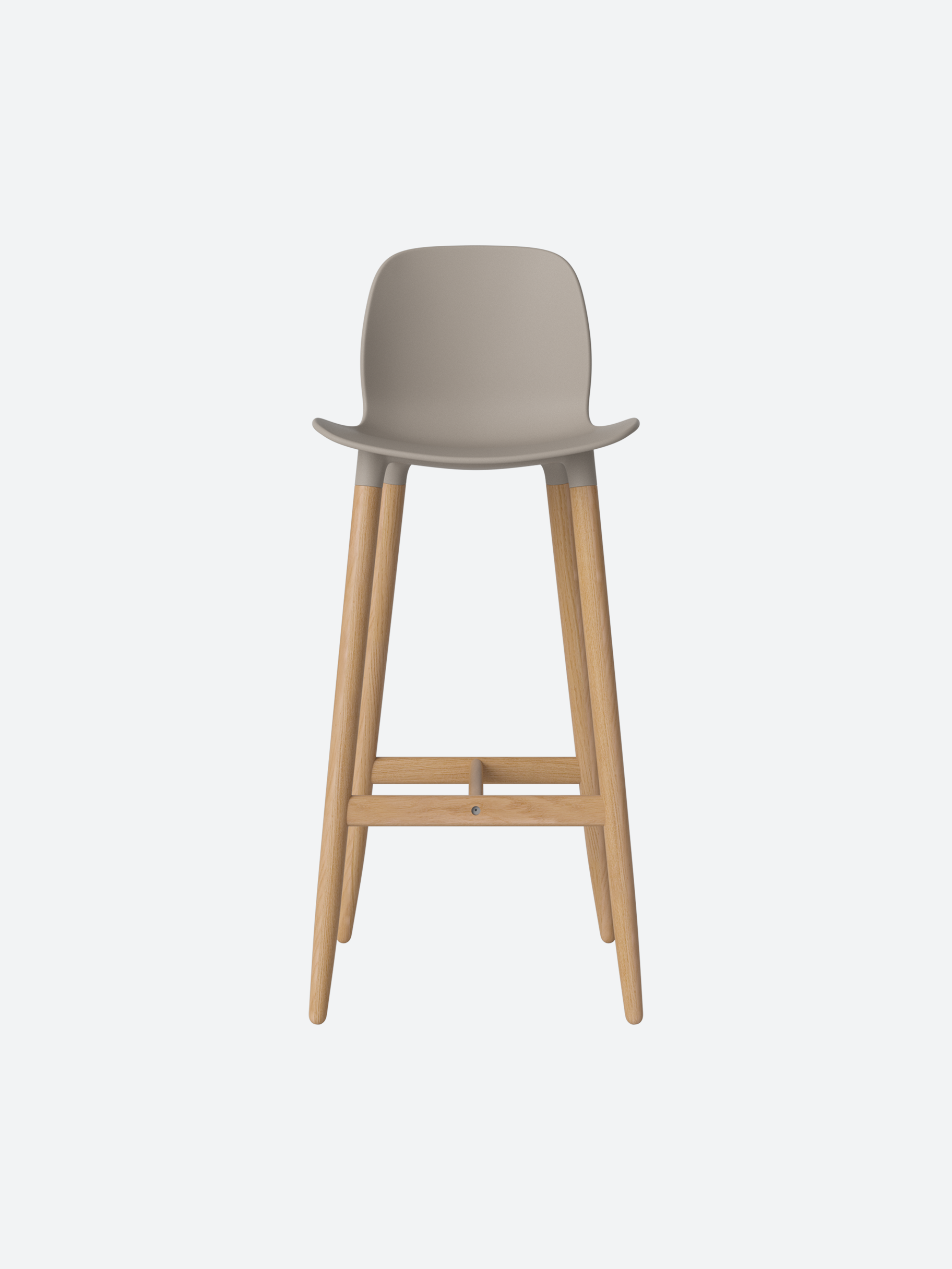Classic Plastic Bar Stool-zoom-2