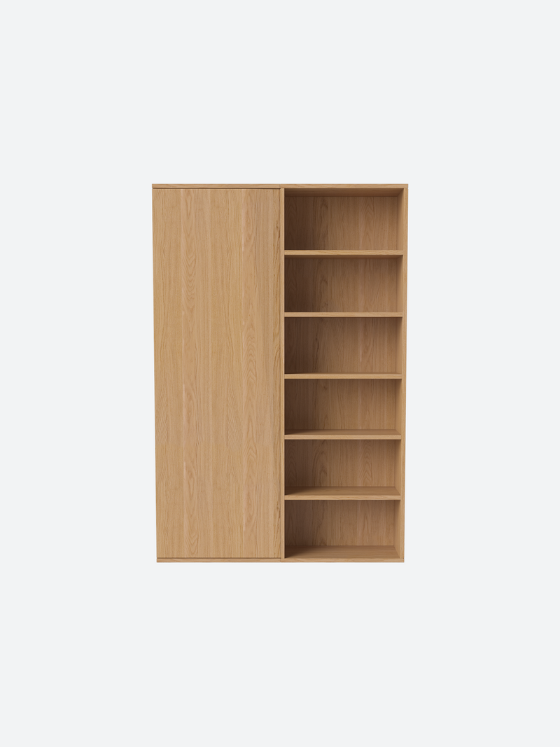 Storage Cabinet with Open Shelves-zoom-