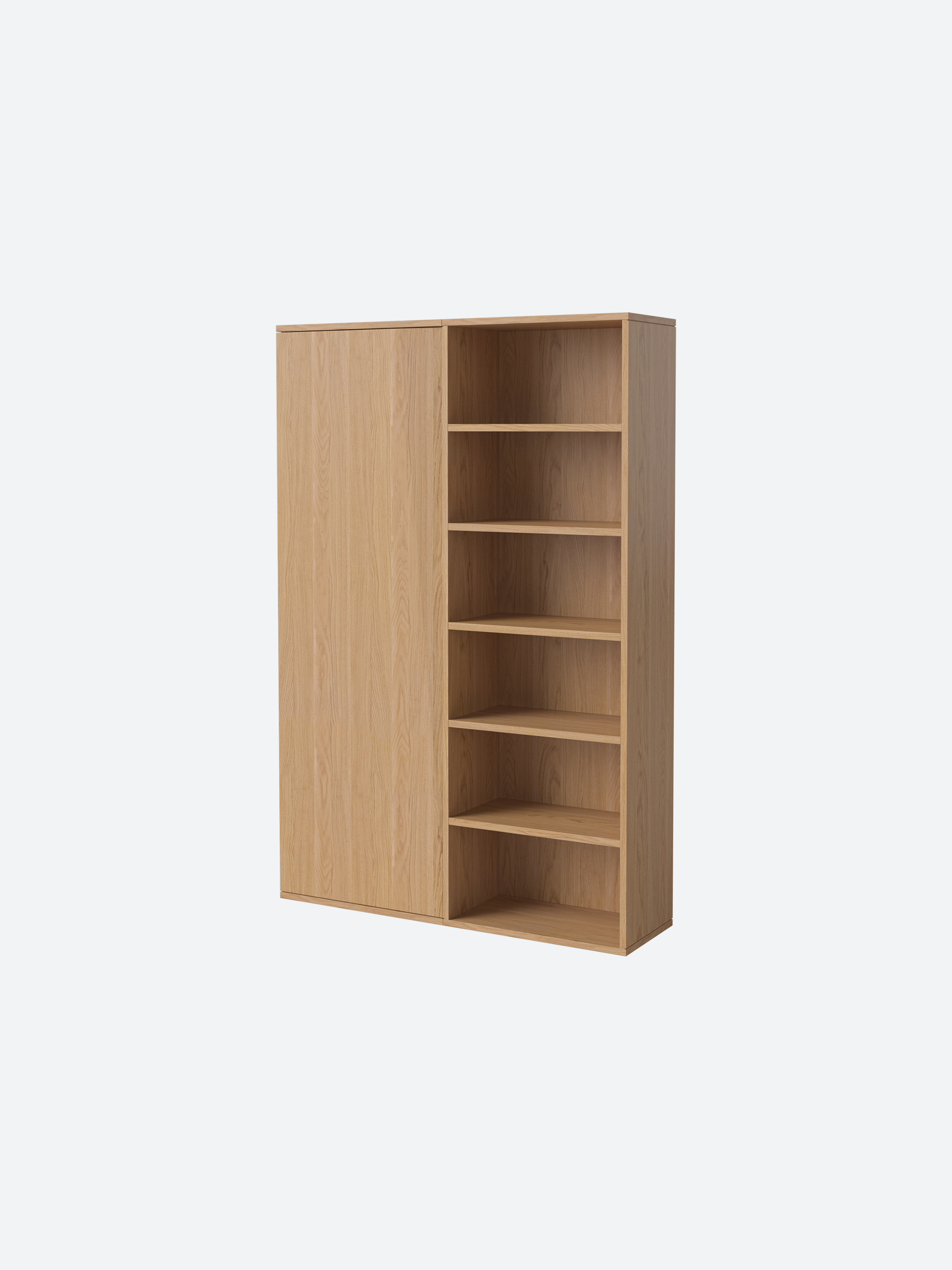 Storage Cabinet with Open Shelves-zoom-2