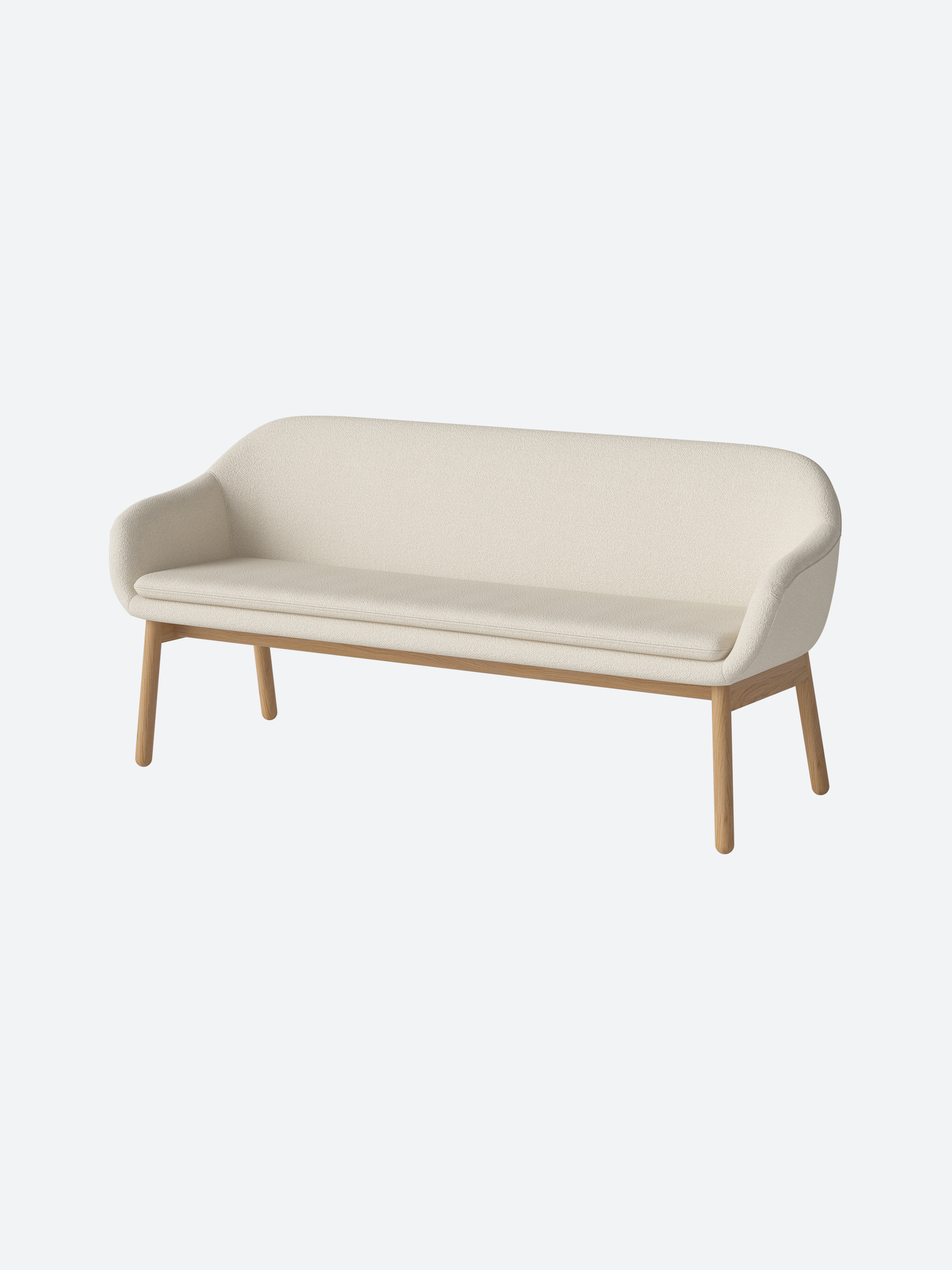 Minimal Curved Back Sofa