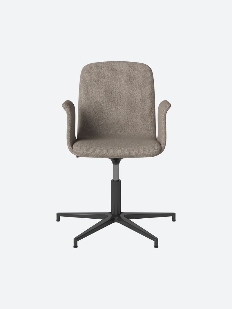 Contoured Swivel Desk Chair-zoom-