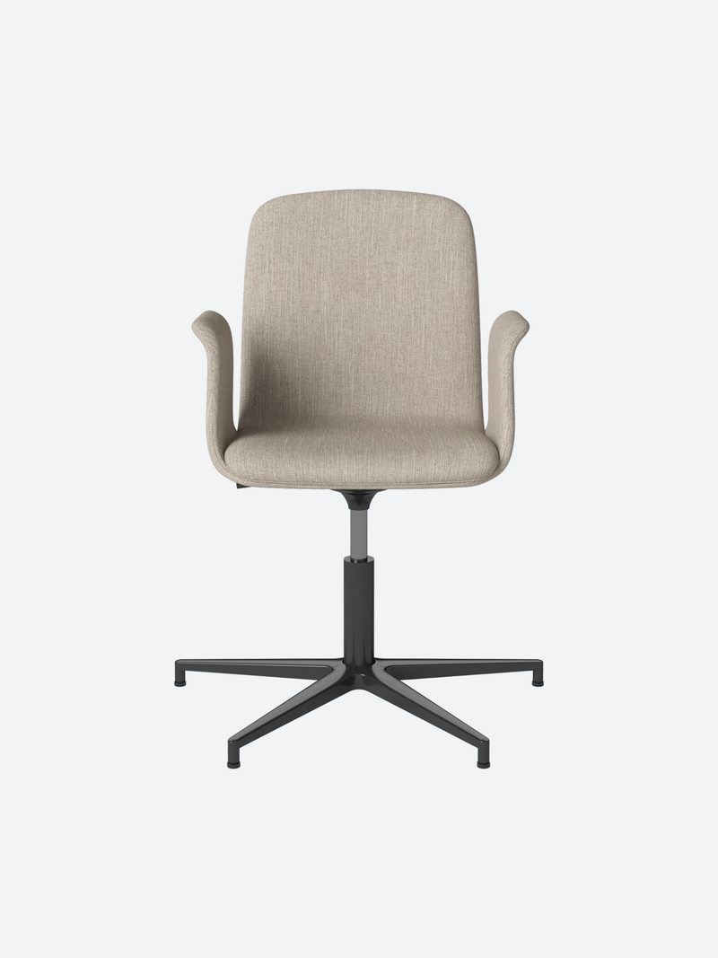 Contoured Swivel Desk Chair-zoom-
