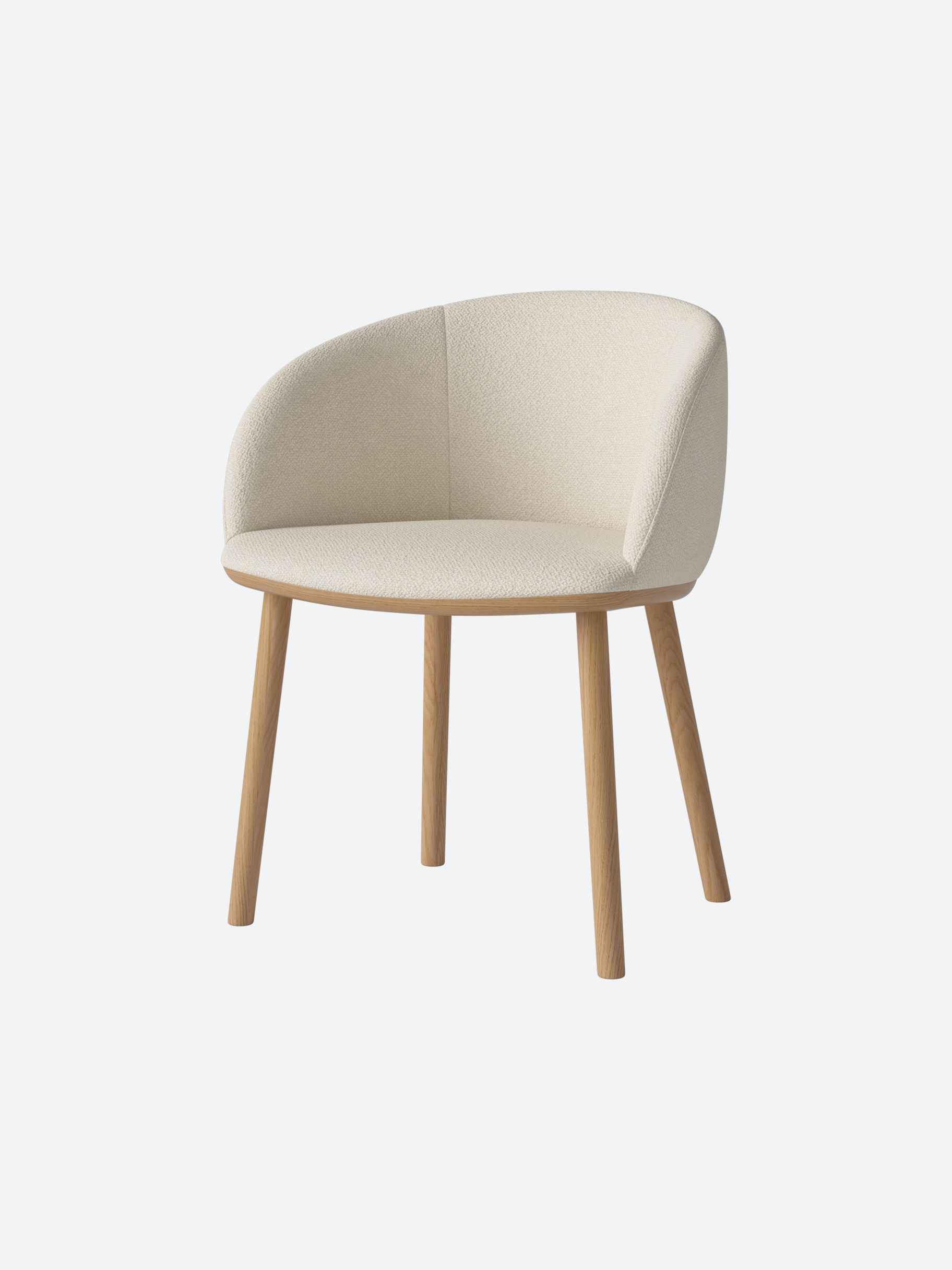 Curved Back Dining Chair-3