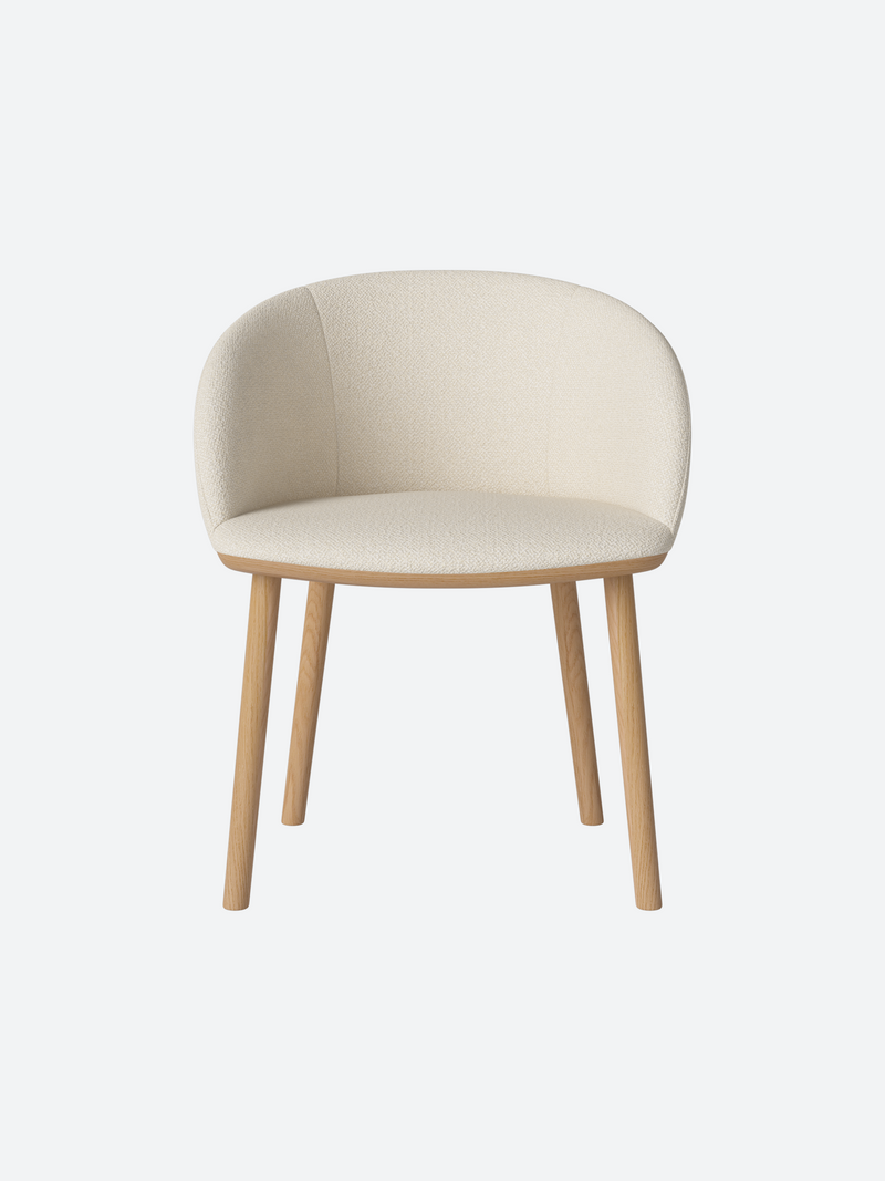 Curved Back Dining Chair-zoom-