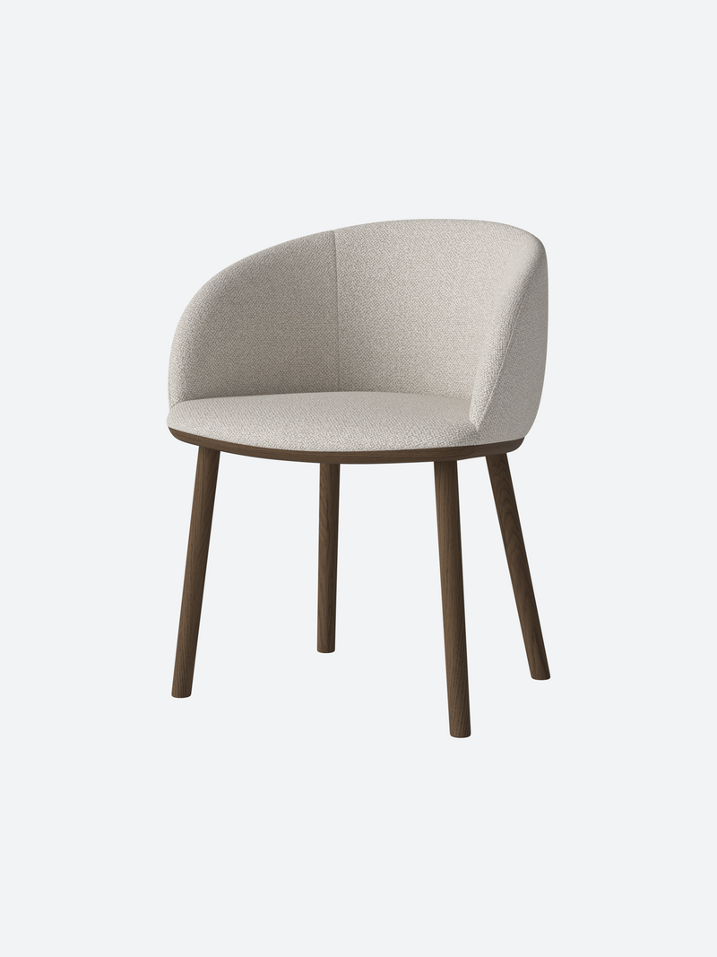 Curved Back Dining Chair-zoom-