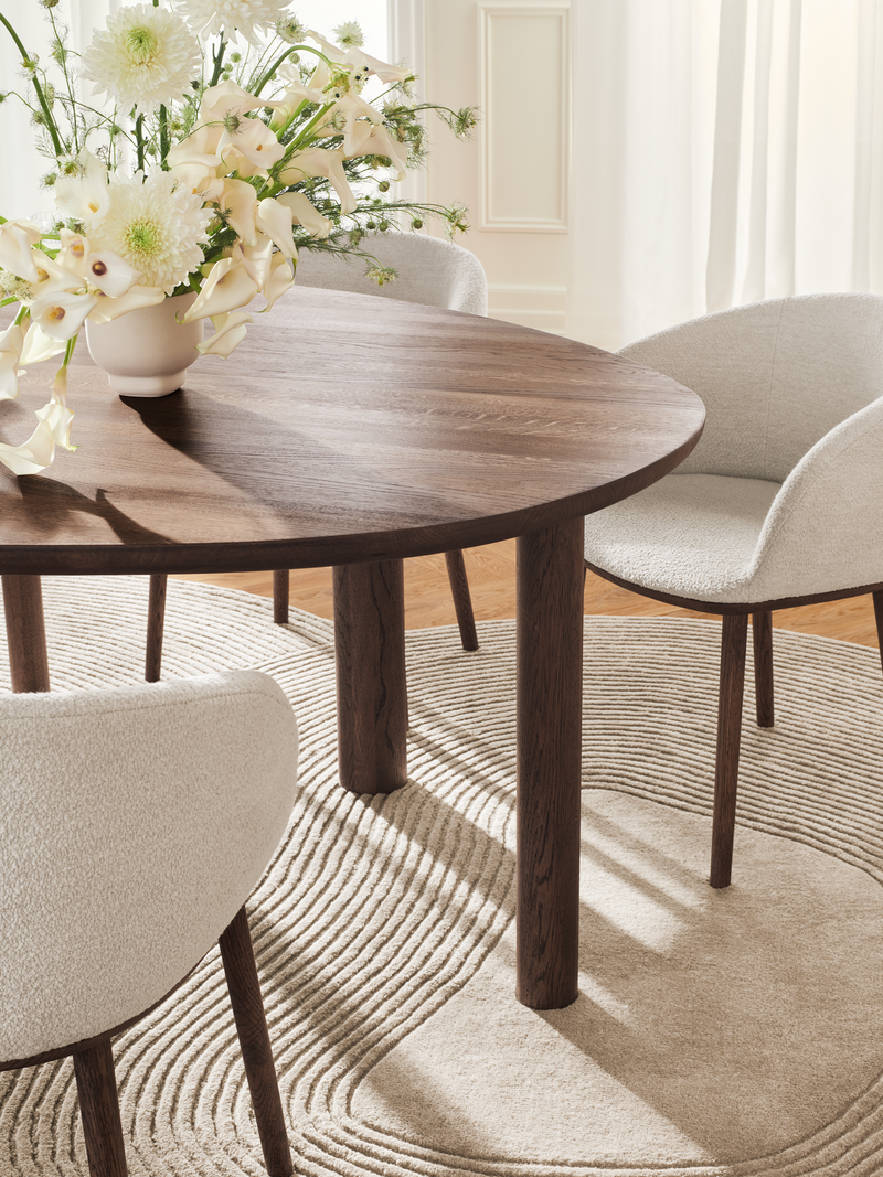 Curved Back Dining Chair-zoom-