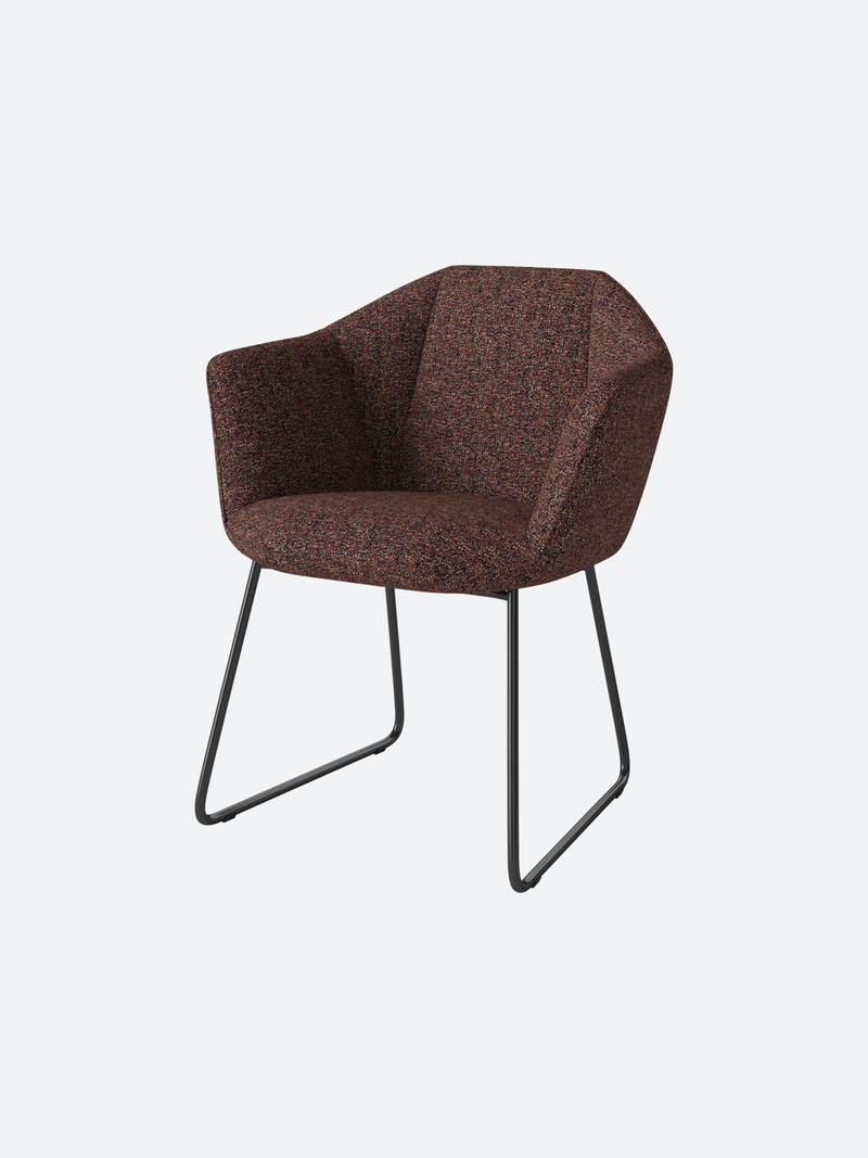 Upholstered Dining Armchair-zoom-