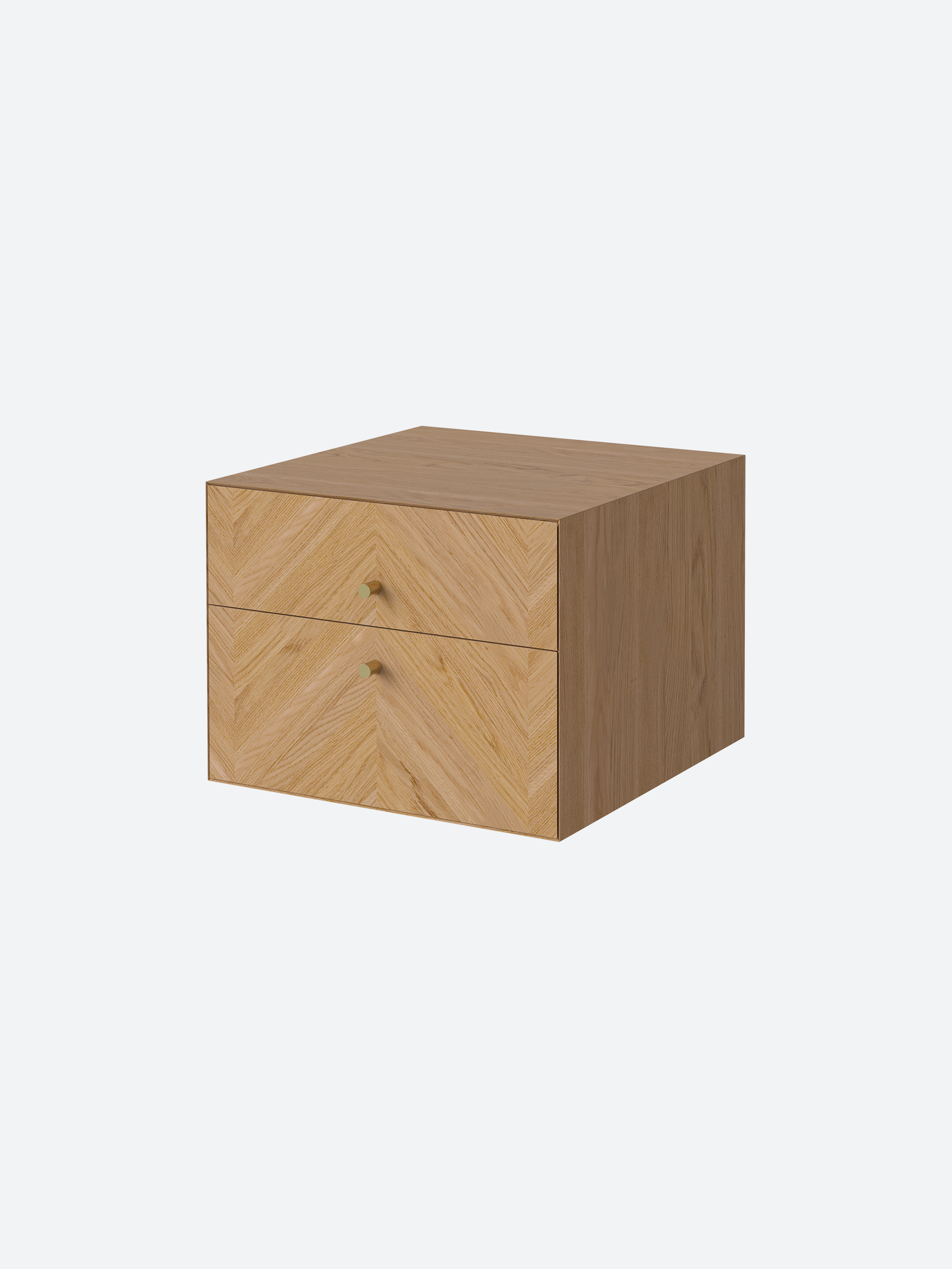 Chevron Nightstand with Drawers-zoom-1