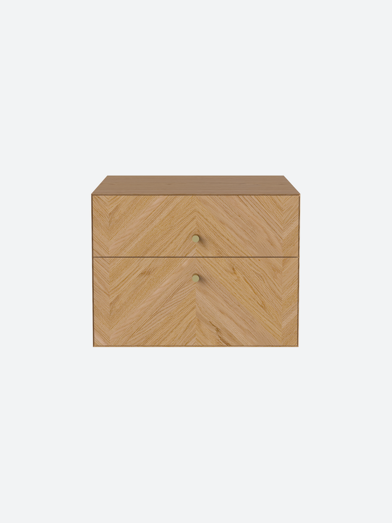 Chevron Nightstand with Drawers-zoom-