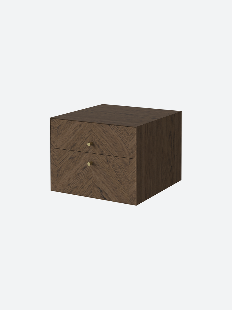 Chevron Nightstand with Drawers-zoom-