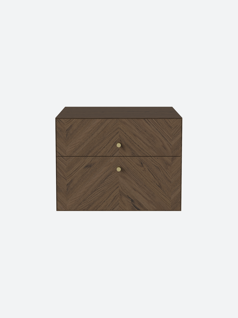 Chevron Nightstand with Drawers-zoom-