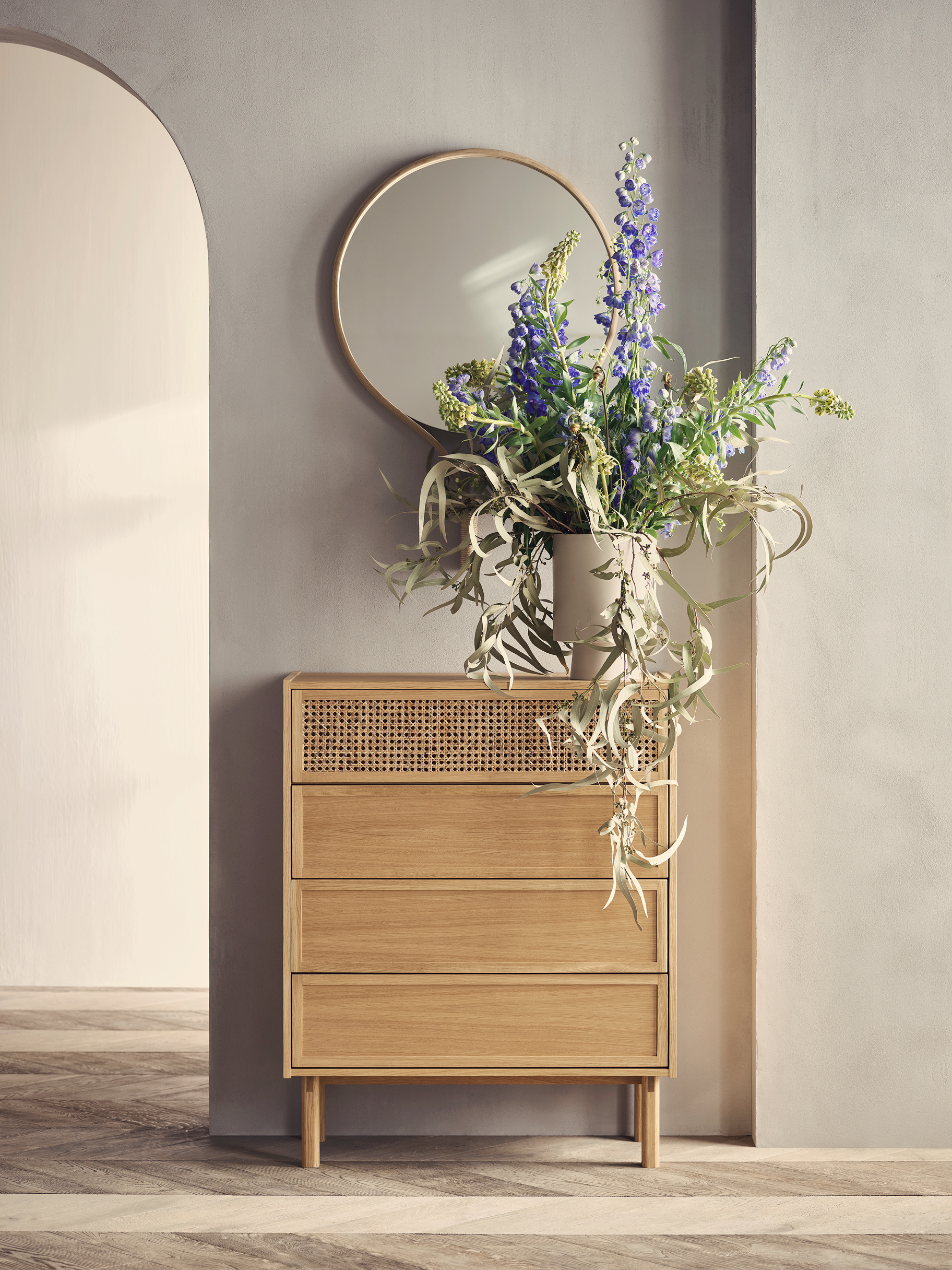 Cane Accent Dresser-5