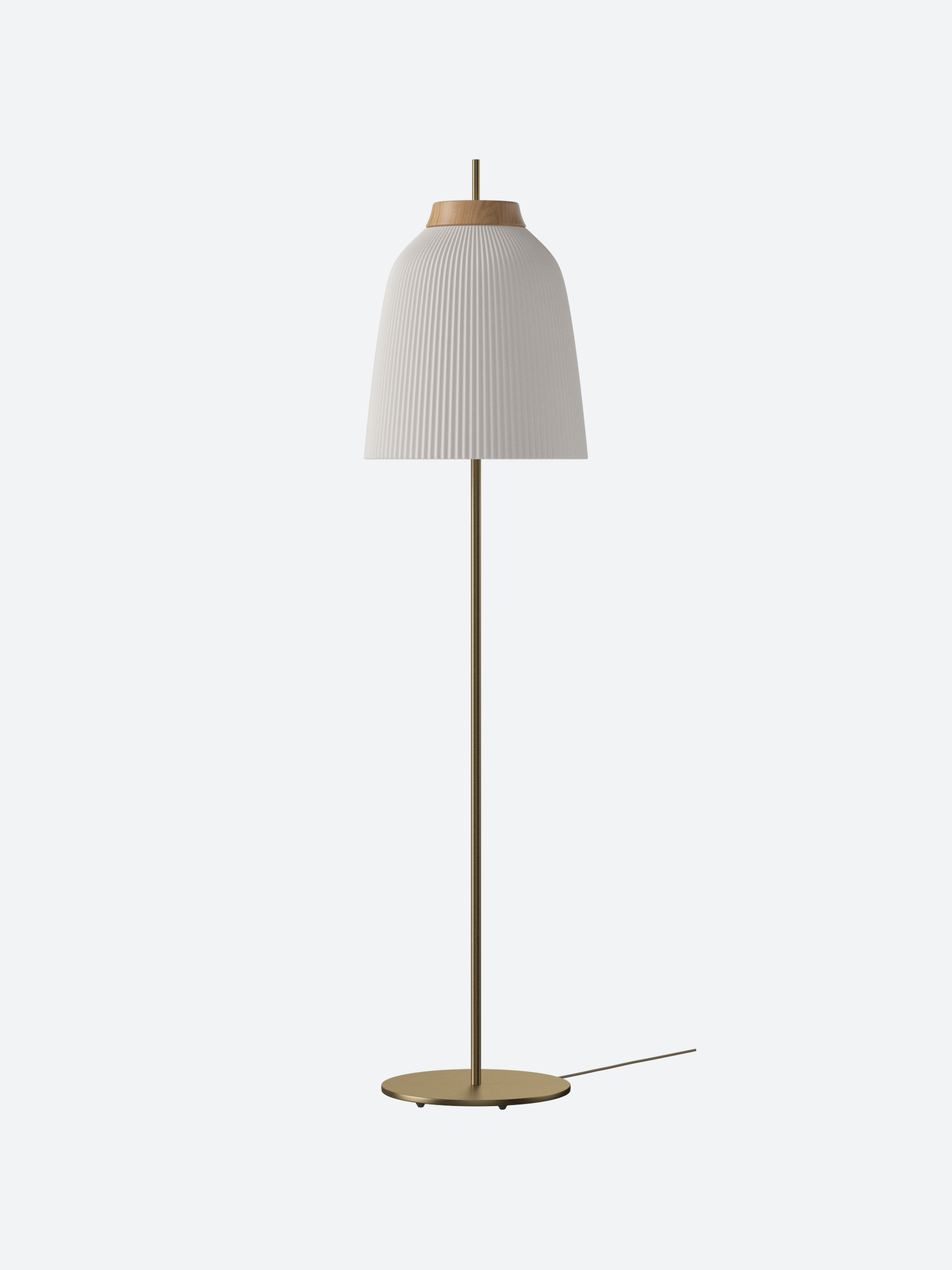 Pleated Shade Floor Lamp