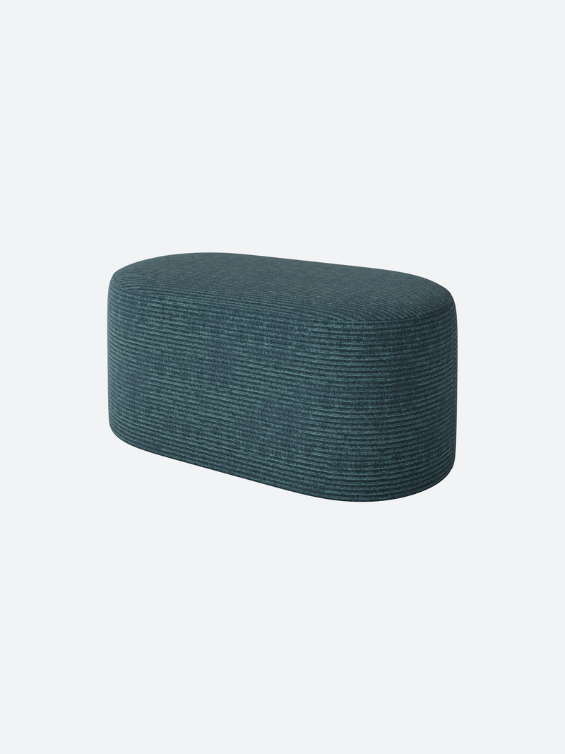 Oval Lounge Pouf-zoom-