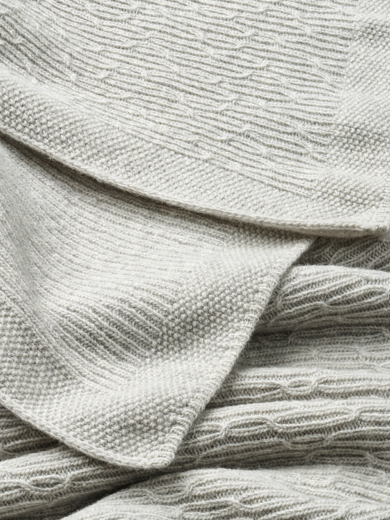 Textured Knit Blanket-zoom-