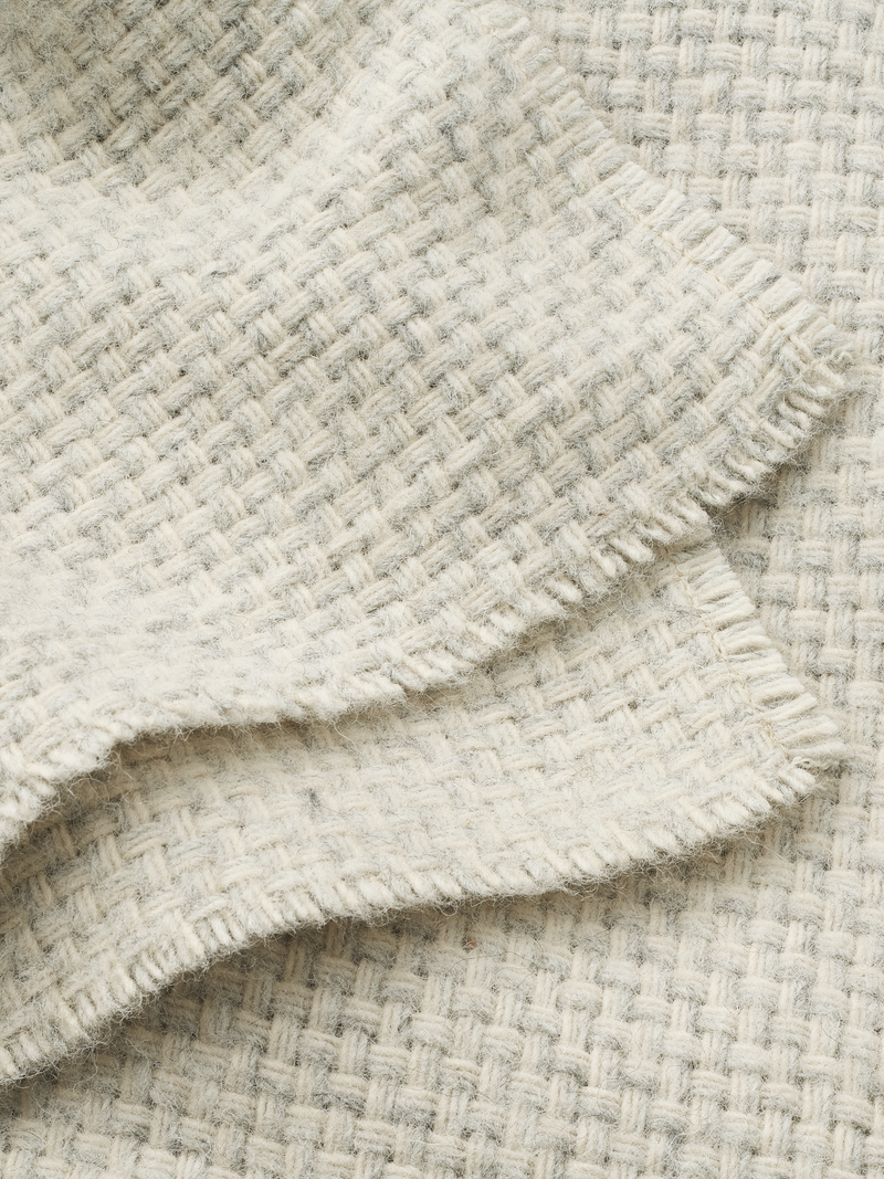 Folded Woolen Throw-zoom-