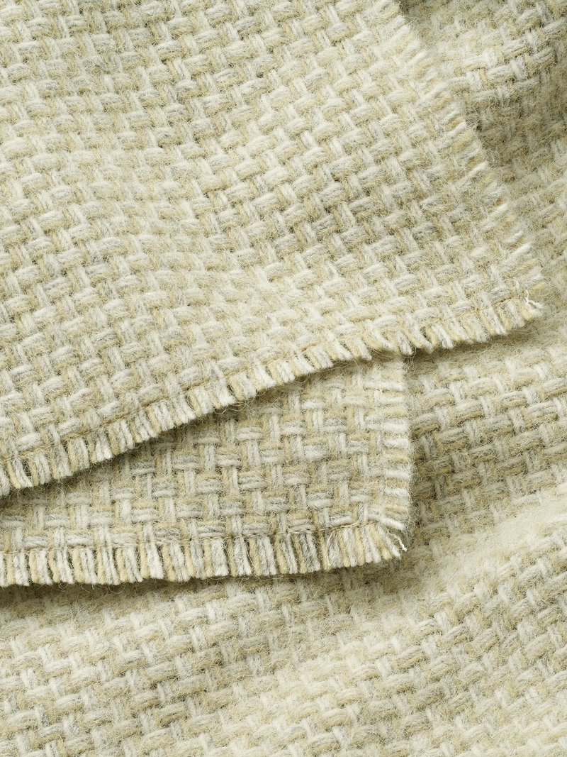 Folded Woolen Throw-zoom-